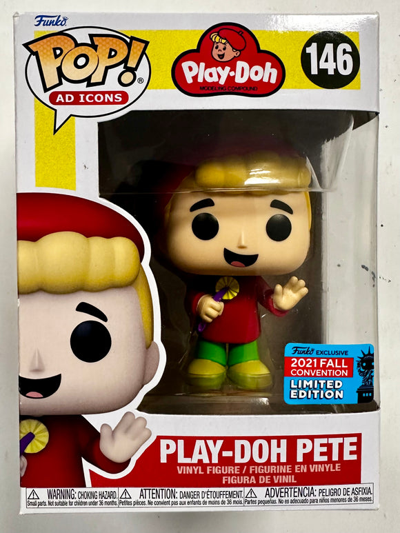 Funko Pop! Ad Icons Play-Doh Pete #146 NYCC 2021 Fall Con Exclusive