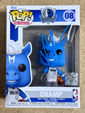 Mark Cuban Signed NBA Dallas Mavericks Mascot Champ Funko Pop! #08 With JSA COA