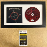 David Ellefson Of Megadeth Signed “Cryptic Writings” (1997) CD Disc With JSA COA