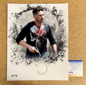 Jon Bernthal Signed Marvel Frank Castle Punisher 11x14 Photo With PSA/DNA COA