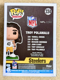 HOF Troy Polamalu Signed NFL Pittsburgh Steelers Funko Pop! #334 With JSA COA