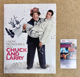 Adam Sandler & Kevin James Signed Chuck And Larry Press Kit Folder With JSA COA