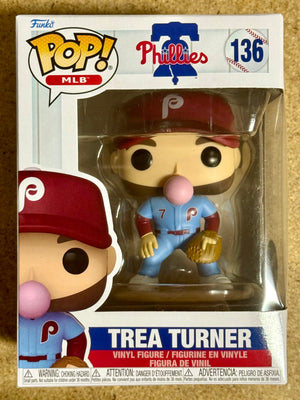 Funko Pop! MLB Trea Turner Bubble Gum #136 Philadelphia Phillies 2026 Shortstop