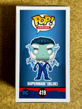 Funko Pop! DC Heroes Superman (Blue) #419 NYCC 2021 Fall Con Exclusive