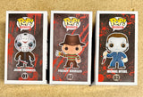 Funko Pop! Movies Jason Voorhees Freddy Krueger Michael Myers Horror Set Of 3