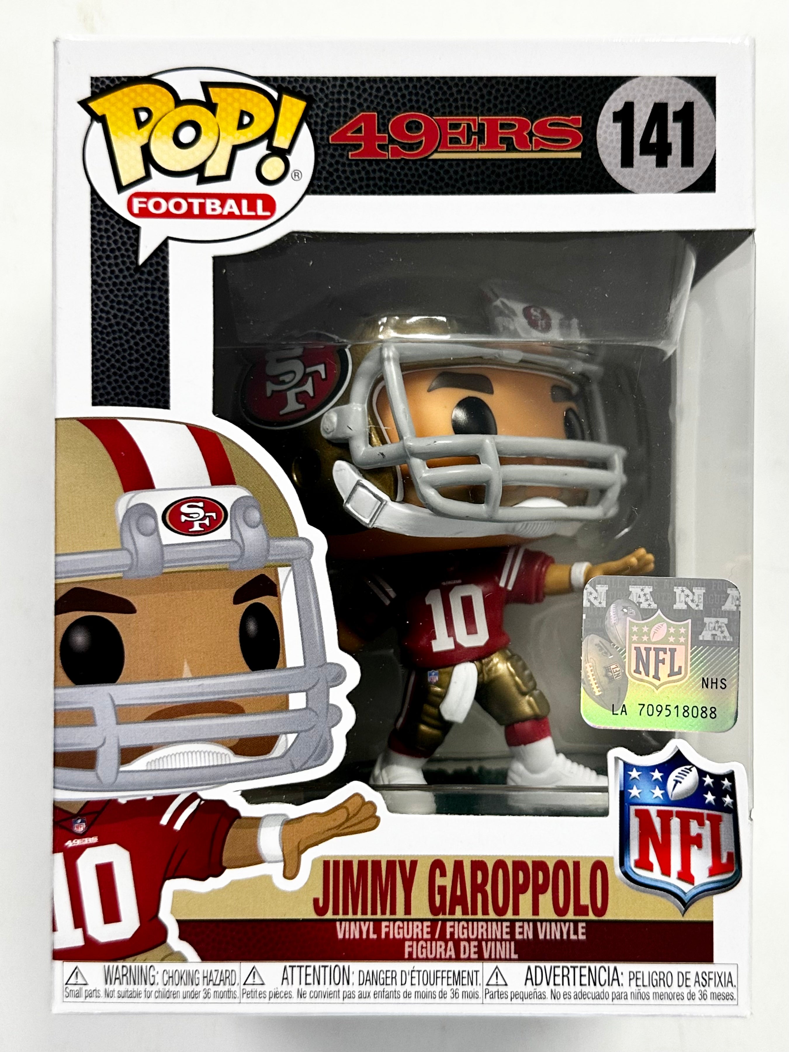Funko Pop! Football Jimmy Garoppolo Throwing #141 NFL San