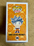 Funko Pop Anime Goku (Ultra Instinct) #386 Dragon Ball Super 2022