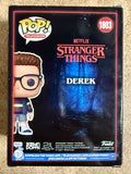Jake Connelly Signed Derek Turnbow #1803 Stranger Things Funko Pop! With JSA COA