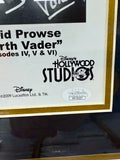 David Prowse & James Earl Jones Signed & Framed Star Wars Darth Vader With JSA COA