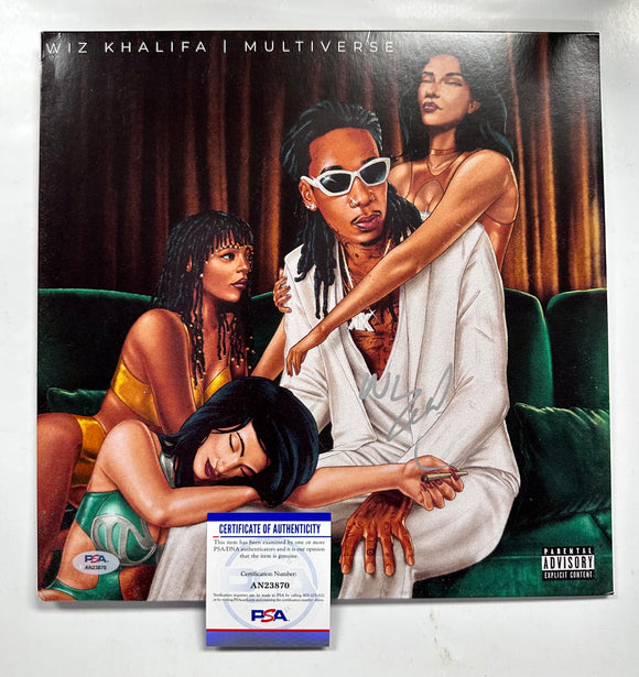 Wiz Khalifa Autographed (Signed) Multiverse Vinyl With PSA/DNA COA