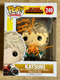 Clifford Chapin Signed My Hero Academia Katsuki Bakugo Funko Pop! #249 JSA COA