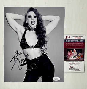 Scottish Isla Dawn Signed 8X10 Photo WWE Wrestling Unholy Union With JSA COA