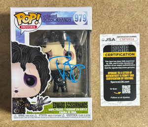 Johnny Depp Signed 2020 Edward Scissorhands Funko Pop! #979 With JSA COA