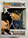 Colleen Clinkenbeard Signed Snake-Man Luffy Funko Pop! #1266 One Piece With JSA COA