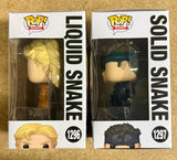 Funko Pop! Games Solid & Liquid Snake 1296 & 1297 Metal Gear Solid 2026 Set Of 2