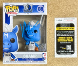 Mark Cuban Signed NBA Dallas Mavericks Mascot Champ Funko Pop! #08 With JSA COA
