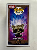 Director James Gunn Signed Funko Pop! Marvel #1208 Baby Rocket Guardians Of The Galaxy GOTG 2023 With JSA COA