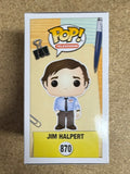 John Krasinski Signed Jim Halpert The Office Funko Pop! #870 With JSA COA