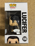 Tom Ellis Signed Lucifer NYCC Fall Con Funko Pop! #1590 Exclusive With JSA COA