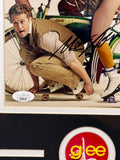 Cory Monteith, Matthew Morrison & Jane Lynch Signed & Framed Glee 8x10 Photo With JSA COA