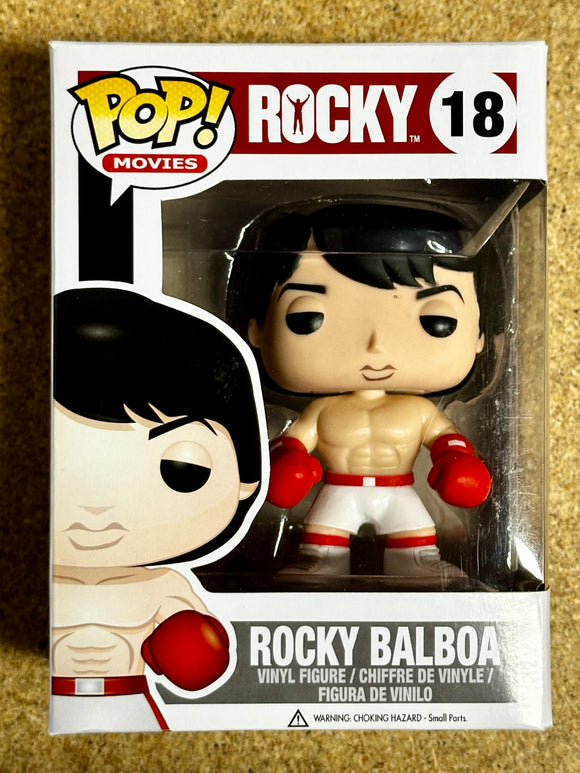 Funko Pop! Movies Rocky Balboa #18 Vaulted 2013 Boxer Sylvester Stallone Authentic