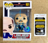 JK Simmons Signed J. Jonah Jameson Marvel Funko Pop! #621 Exclusive With JSA COA