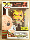 Robert Englund Signed Freddy Krueger 2015 Funko Pop! #224 Exclusive With PSA COA