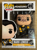 Mario Lemieux Signed NHL Pittsburgh Penguins Funko Pop! Exclusive With JSA COA