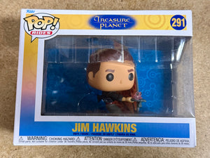 Funko Pop! Rides: Disney Jim Hawkins #291 Treasure Planet 2022 Vaulted