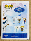 Josh Gad Signed Disney Frozen Diamond Olaf Exclusive Funko Pop! #79 With JSA COA