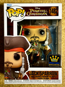 Funko Pop Disney Captain Jack Sparrow #1482 POTC 2024 Specialty Series Exclusive