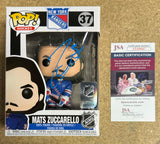 Mats Zuccarello Signed NHL Hockey New York Rangers Funko Pop! #37 With JSA COA