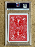 X17 Poker Texas Hold Em Champion Phil Hellmuth Signed Playing Card Psa Slabbed