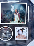 Wiz Khalifa Signed Blacc Hollywood Custom Framed CD Booklet With JSA COA