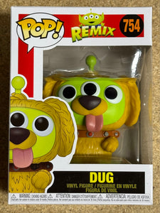 Funko Pop! Disney Alien Remix Dug #754 Pixar Toy Story Up 2020 Vaulted