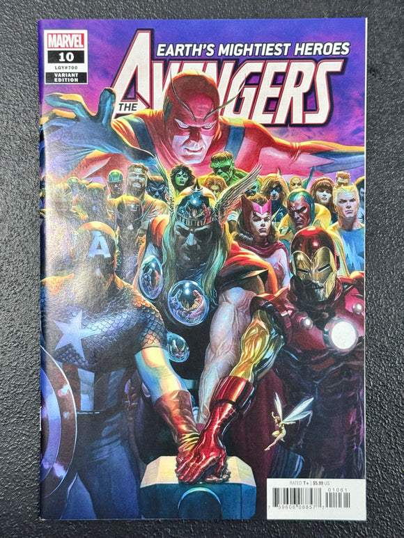 Avengers #10 Alex Ross 1:50 1st App of 2nd Red Widow Marvel Comics (2018) Legacy 700