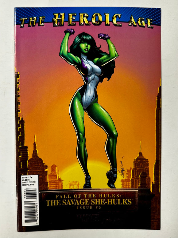 Fall of the Hulks: The Savage She-Hulks #3 J. Scott Campbell Heroic Age Variant
