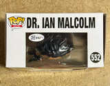 Jeff Goldblum Signed Jurassic Park Wounded Dr. Ian Malcolm Funko Pop! #552 With JSA COA