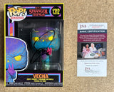 Jamie Campbell Bower Signed Vecna Funko Pop! #1312 Stranger Things With JSA COA