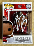 Bianca Belair Signed WWE Women Wrestling EST (WM37) Funko Pop! #108 With JSA COA