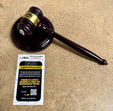 Judge Judy Sheindlin Signed Courtroom Gavel Autograph With JSA COA