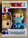 Jerry “The King” Lawler Signed WWE Wrestling Funko Pop! #97 With JSA COA