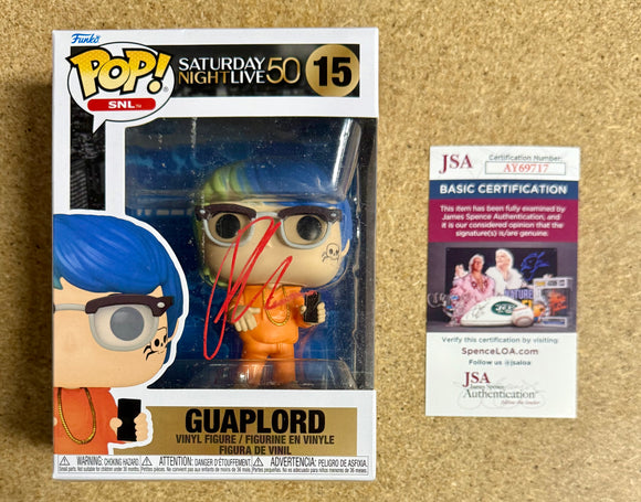 Pete Davidson Signed Guaplord Saturday Night Live 50 Funko Pop! #15 With JSA COA