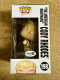 Cody Rhodes American Nightmare WWE Signed Diamond Funko Pop! #198 With JSA COA