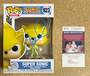 Jaleel White Signed Super Sonic the Hedgehog Funko Pop! #923 Exclusive With JSA COA