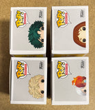 Funko Pop! Animation Deku, Katsuki Bakugo, Ochaco & Todoroki My Hero Academia Set Of 4