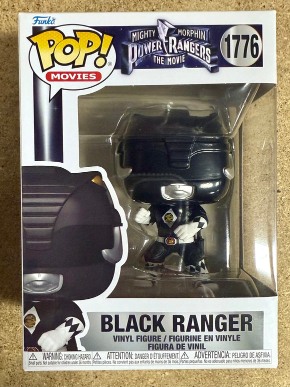 Funko Pop! Movies Black Power Ranger #1776 Mighty Morphin The Movie (1995) 2025
