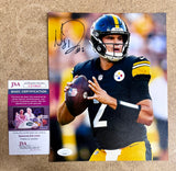 Mason Rudolph Signed Autographed NFL Pittsburgh Steelers QB 8x10 Photo JSA COA