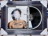412 Rapper Wiz Khalifa Signed Blacc Hollywood Custom Framed Vinyl With JSA COA