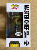 Jen Taylor Signed Halo Master Chief With Cortana Funko Pop! #07 With JSA COA